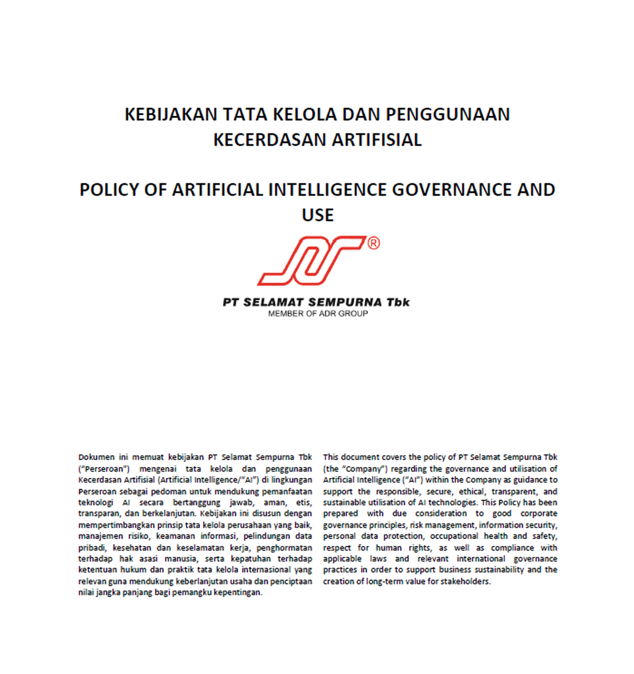 AI Policy